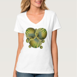 FANTASIE MIT BLÄTTER IN EINER BLASE T-Shirt