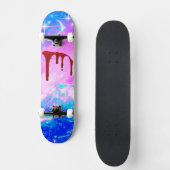 Fantasie mit Blut Skateboard (Vorderseite)