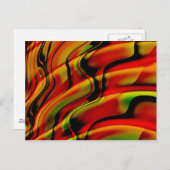 Fantasie mit Rot Postkarte (Vorne/Hinten)