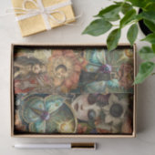 Fantasie-Mixed-Media-Collage-Decoupage Seidenpapier (Geschenk)
