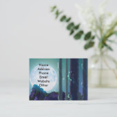 Fantasie-Mond-Visitenkarten Visitenkarte (Stehend Vorderseite)