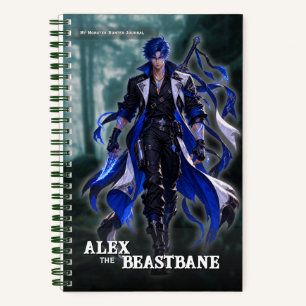 Fantasie-Monster-Biestjäger-Abenteuer-Notizbuch Notizblock