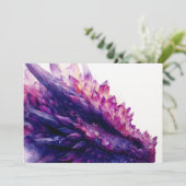 Fantasie Mystical Amethyst Crystal Dragon Beast Ankündigung (Stehend Vorderseite)