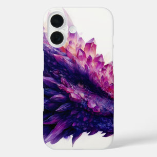 Fantasie Mystical Amethyst Crystal Dragon Beast iPhone 16 Hülle