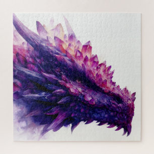 Fantasie Mystical Amethyst Crystal Dragon Beast Puzzle