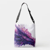 Fantasie Mystical Amethyst Crystal Dragon Beast Tragetaschen Mit Langen Trägern (Rückseite)