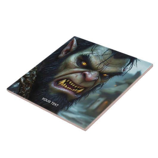 Fantasie Niedlich Big Strong Warrior Fliese (Seite)