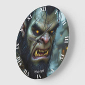 Fantasie Niedlich Big Strong Warrior Große Wanduhr (Winkel)