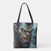 Fantasie Niedlich Big Strong Warrior Tasche (Rückseite)