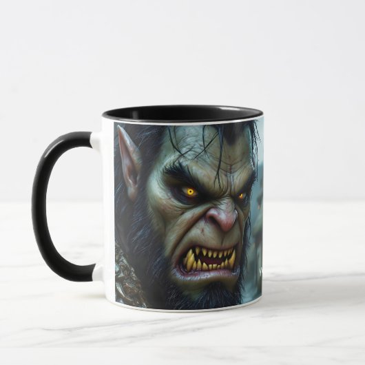 Fantasie Niedlich Big Strong Warrior Tasse (Links)
