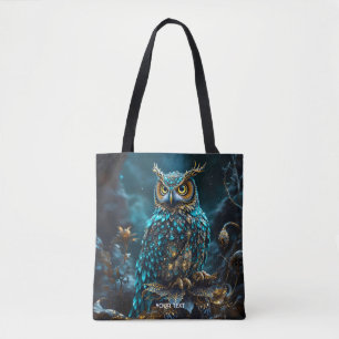 Fantasie Niedlich Brass Türkis Owl Tasche