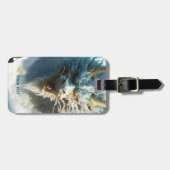 Fantasie Niedlich Großer Starker Drache Gepäckanhänger (Vorderseite horizontal)