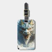 Fantasie Niedlich Großer Starker Drache Gepäckanhänger (Vorderseite vertikal)