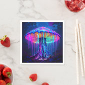 Fantasie Niedlich Mushroom Surreal Forest Serviette (Beispiel)