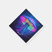 Fantasie Niedlich Mushroom Surreal Forest Serviette (Ecke)