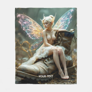 Fantasie Niedlich Old Big Boot Fleecedecke