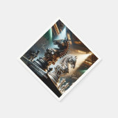 Fantasie Niedlich Schach Rituale Stücke Serviette (Ecke)