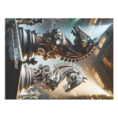 Fantasie Niedlich Schach Rituale Stücke Tischdecke (Vorderseite (Horizontal))