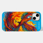 Fantasie Niedlich steigend Phoenix Flammen Case-Mate iPhone Hülle (Rückseite (Horizontal))