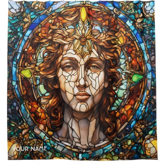 Fantasie Niedlich verkleidete Glaswand Duschvorhang (Vorderseite)