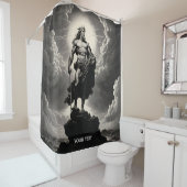 Fantasie Niedlich Vivid Griechisch Wolken Duschvorhang (Beispiel)