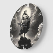 Fantasie Niedlich Vivid Griechisch Wolken Große Wanduhr (Winkel)