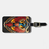 Fantasie Niedlich Vivid Phoenix Feuerschild Gepäckanhänger (Vorderseite horizontal)