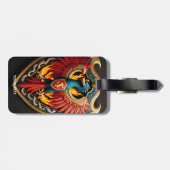 Fantasie Niedlich Vivid Phoenix Feuerschild Gepäckanhänger (Rückseite horizontal)