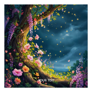 Fantasie Niedliche Happy Nature Poster