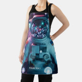 Fantasie Niedlicher Astronautenquellenraum Schürze (InSitu)