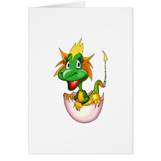 Fantasie-niedlicher Baby-Drache (Vorne)