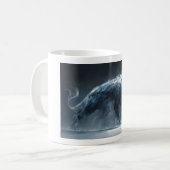 Fantasie-Panther-Monster Kaffeetasse (Vorderseite Links)