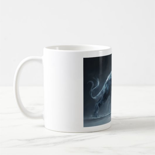 Fantasie-Panther-Monster Kaffeetasse (Links)