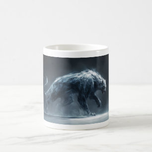 Fantasie-Panther-Monster  Kaffeetasse