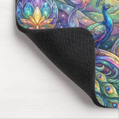 Fantasie-Pfau-Gel-Mauspad Mousepad (Ecke)