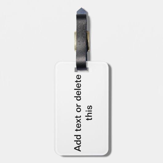 Fantasie-Pferd Gepäckanhänger (Rückseite vertikal)