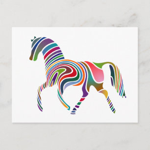 Fantasie Pferd Postkarte