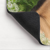 Fantasie-Pferde: Blumen Mousepad (Ecke)