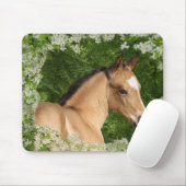 Fantasie-Pferde: Blumen Mousepad (Mit Mouse)