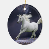 Fantasie-Pferde: Einhorn Keramikornament (Links)