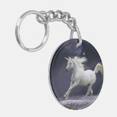 Fantasie-Pferde: Einhorn Schlüsselanhänger (Vorderseite links)
