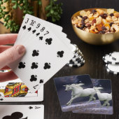 Fantasie-Pferde: Einhorn Spielkarten (In Situ)