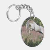 Fantasie-Pferde: Frühlings-Galopp Schlüsselanhänger (Vorderseite links)