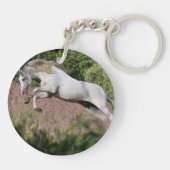 Fantasie-Pferde: Frühlings-Galopp Schlüsselanhänger (Rückseite)