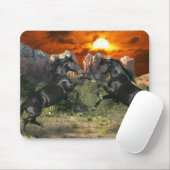 Fantasie-Pferde: Schwarze Magie Mousepad (Mit Mouse)