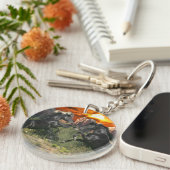 Fantasie-Pferde: Schwarze Magie Schlüsselanhänger (Vorderseite rechts)