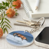 Fantasie-Pferde: Selle Francais u. Meer Schlüsselanhänger (Vorderseite rechts)