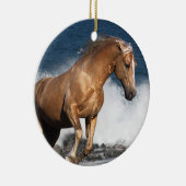 Fantasie-Pferde: Sommer-Spritzen Keramik Ornament (Rechts)