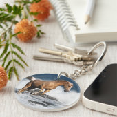 Fantasie-Pferde: Sommer-Spritzen Schlüsselanhänger (Vorderseite rechts)