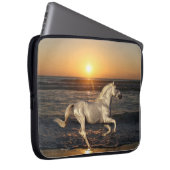 Fantasie-Pferde: Sonnenuntergang Laptopschutzhülle (Vorne Rechts)